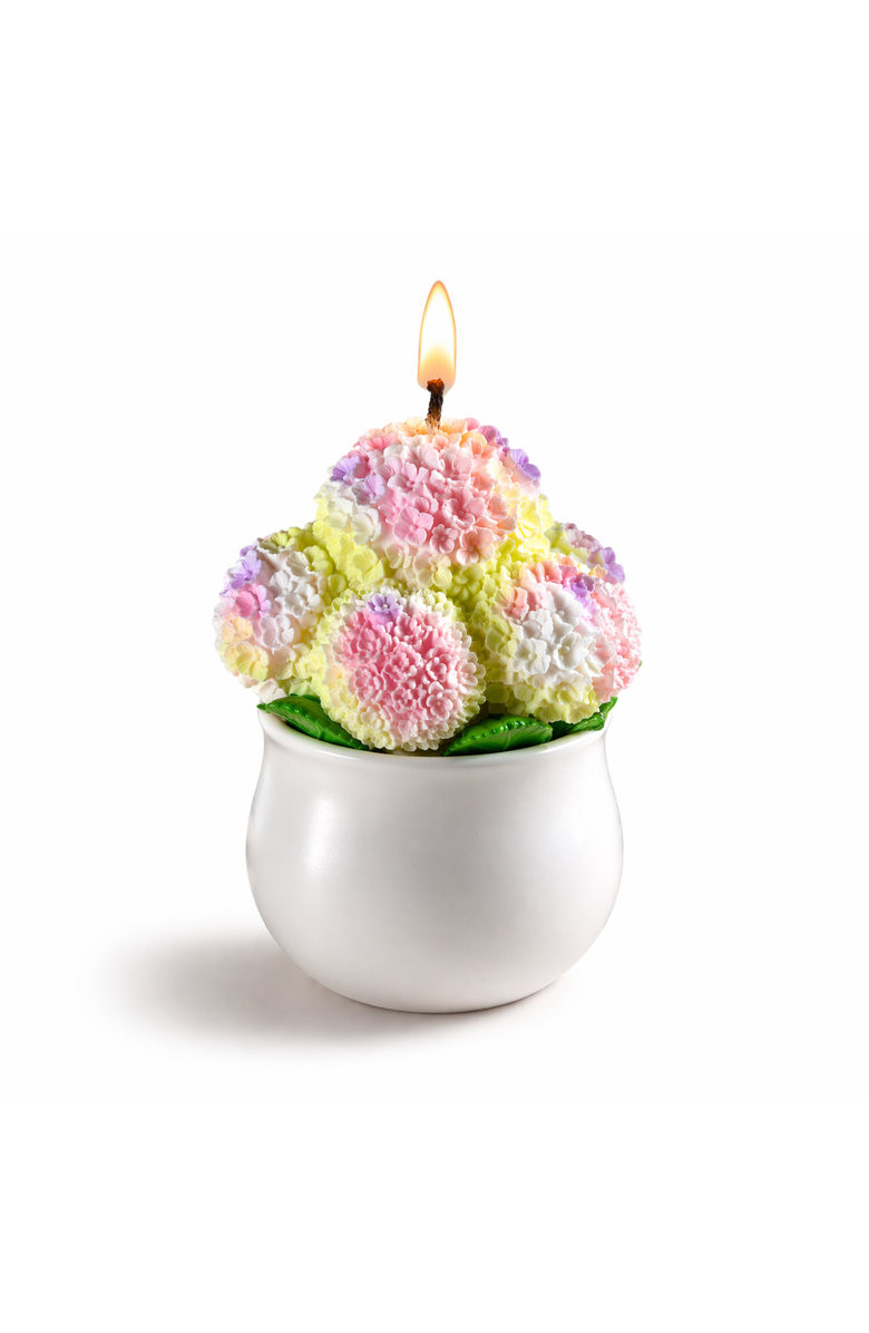 Southlake gifts Hydrangea Flower Candle, Main, color, Green