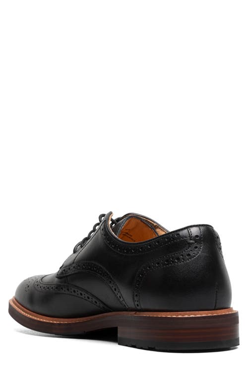 Florsheim Anthem Wingtip Blucher In Black