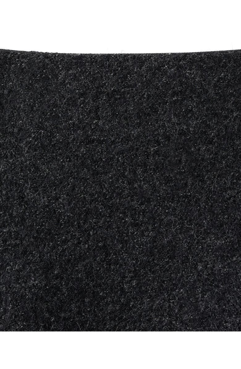 MANGO Penny A-Line Wool Blend Midi Skirt, Alternate, color, Grey