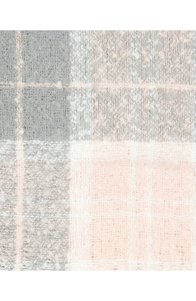 Barbour Saltburn Faux Fur Beanie & Scarf Set, Alternate, color, Grey Rose