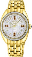GV2 Palermo Gemstone Embellished Bracelet Watch, 35mm