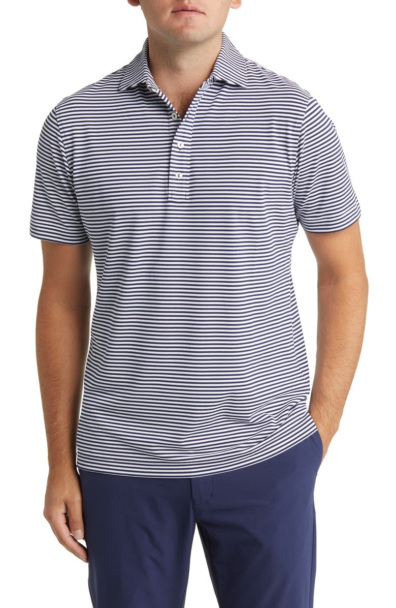 Peter Millar Crown Crafted Mood Performance Mesh Polo, Main, color, 