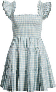 Hill House Home The Nap® Pleated Fit & Flare Minidress