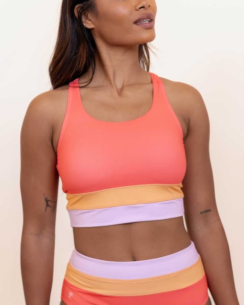 Cut Back Crop Swim Top