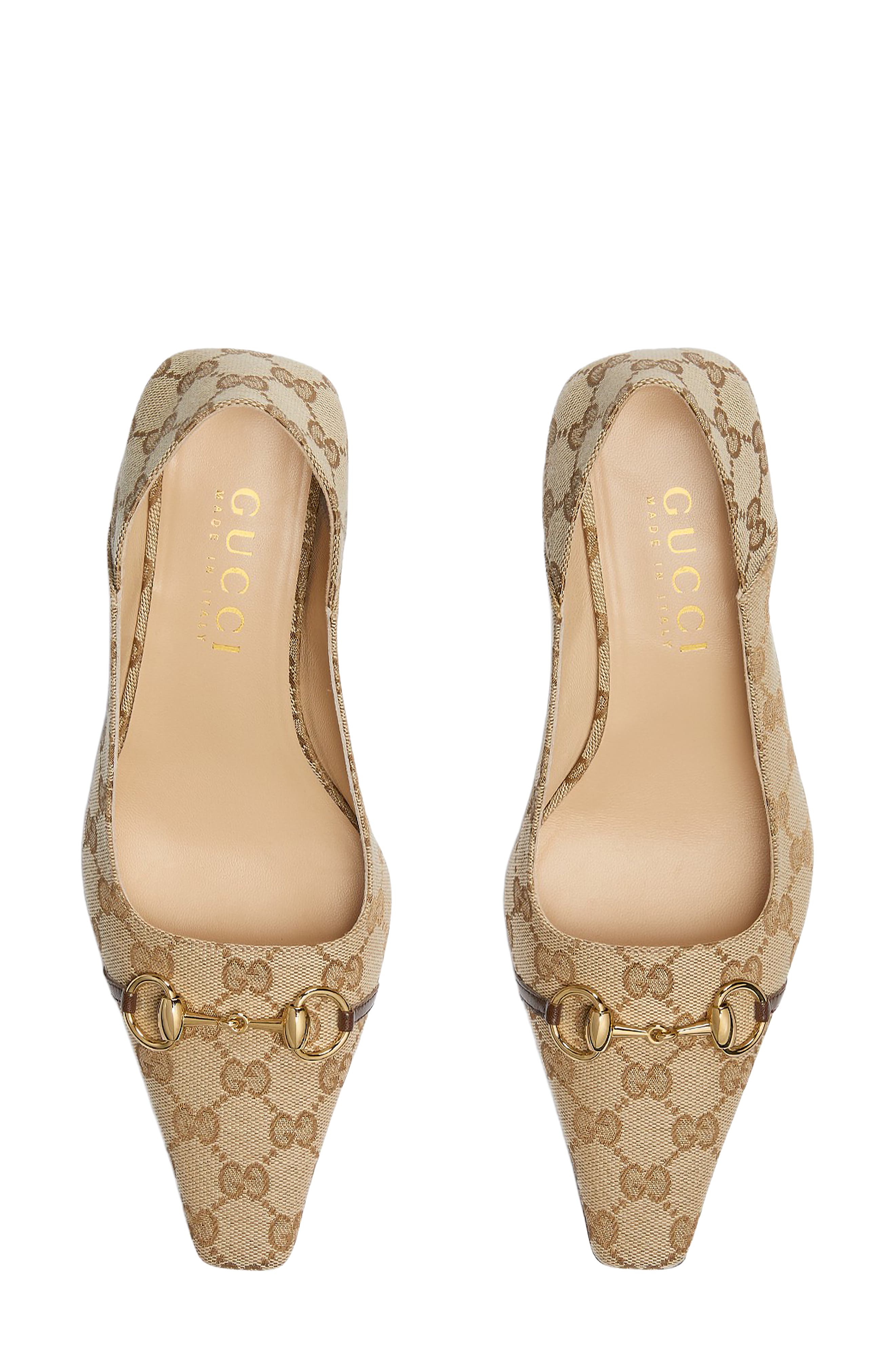 Vittoria Convertible GG Pump, Alternate, color, OFF WHITE/ BEIGE