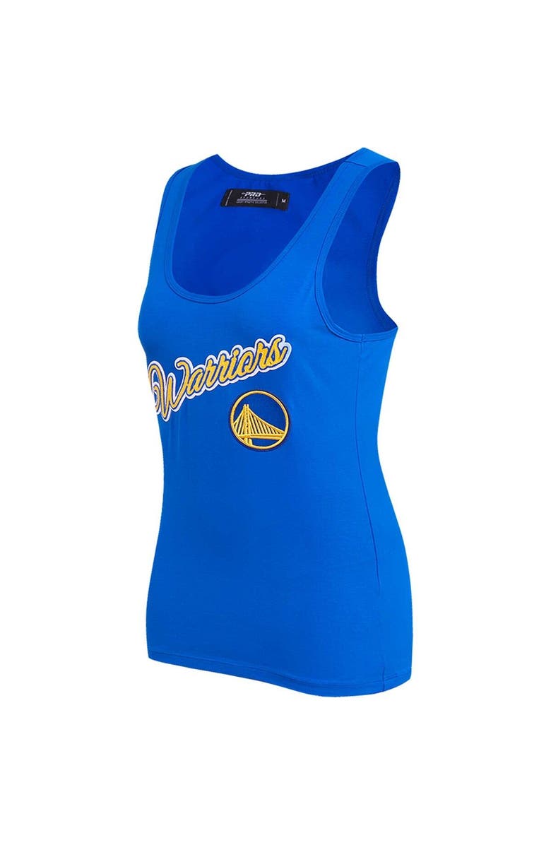 PRO STANDARD Women's Pro Standard Royal Golden State Warriors Script Tank Top, Alternate, color, Royal