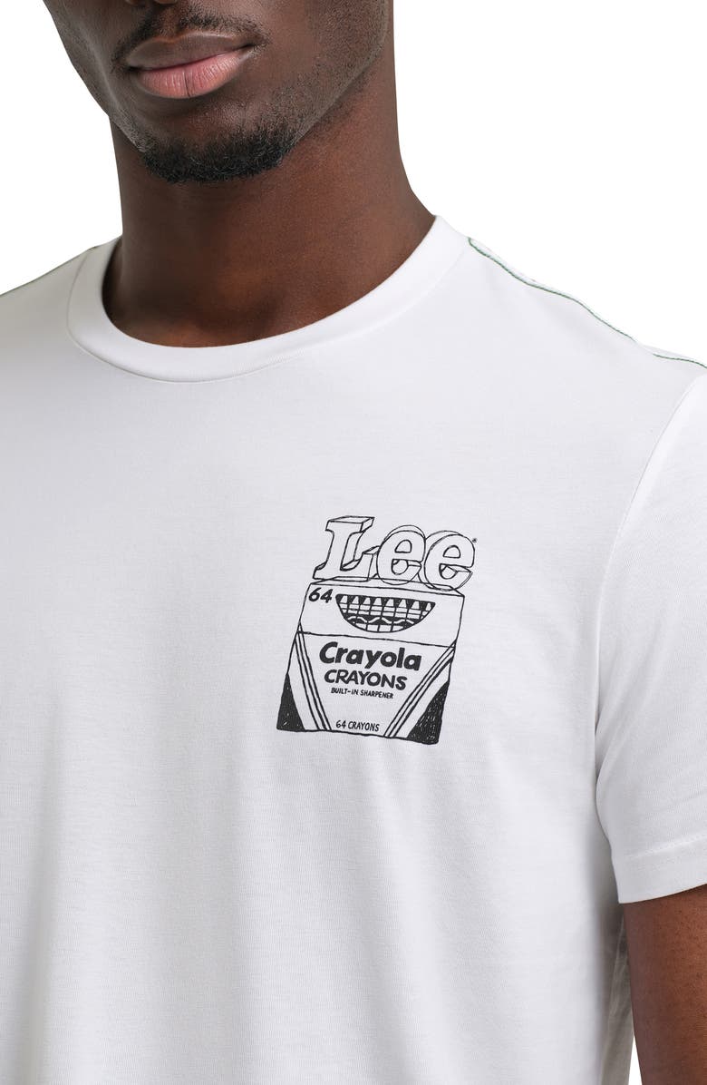 Lee x Crayola Box Graphic T-Shirt, Alternate, color, Bright White
