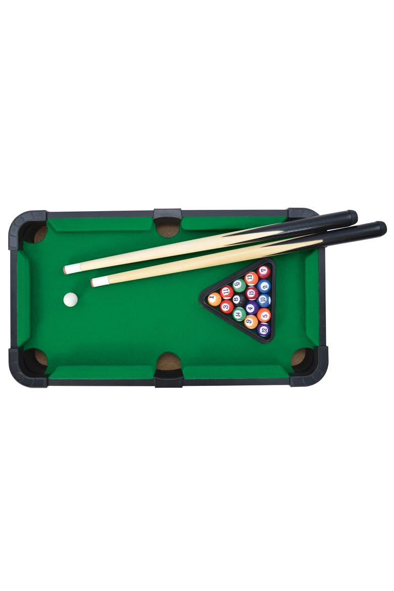 Tabletop Pool 20",  2 Players, Alternate, color, Multicolored