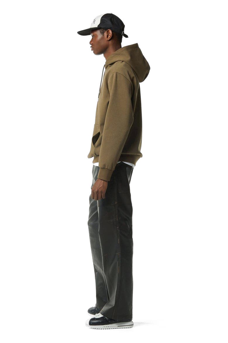 Essential Logo Patch Ponte Hoodie, Alternate, color, Green