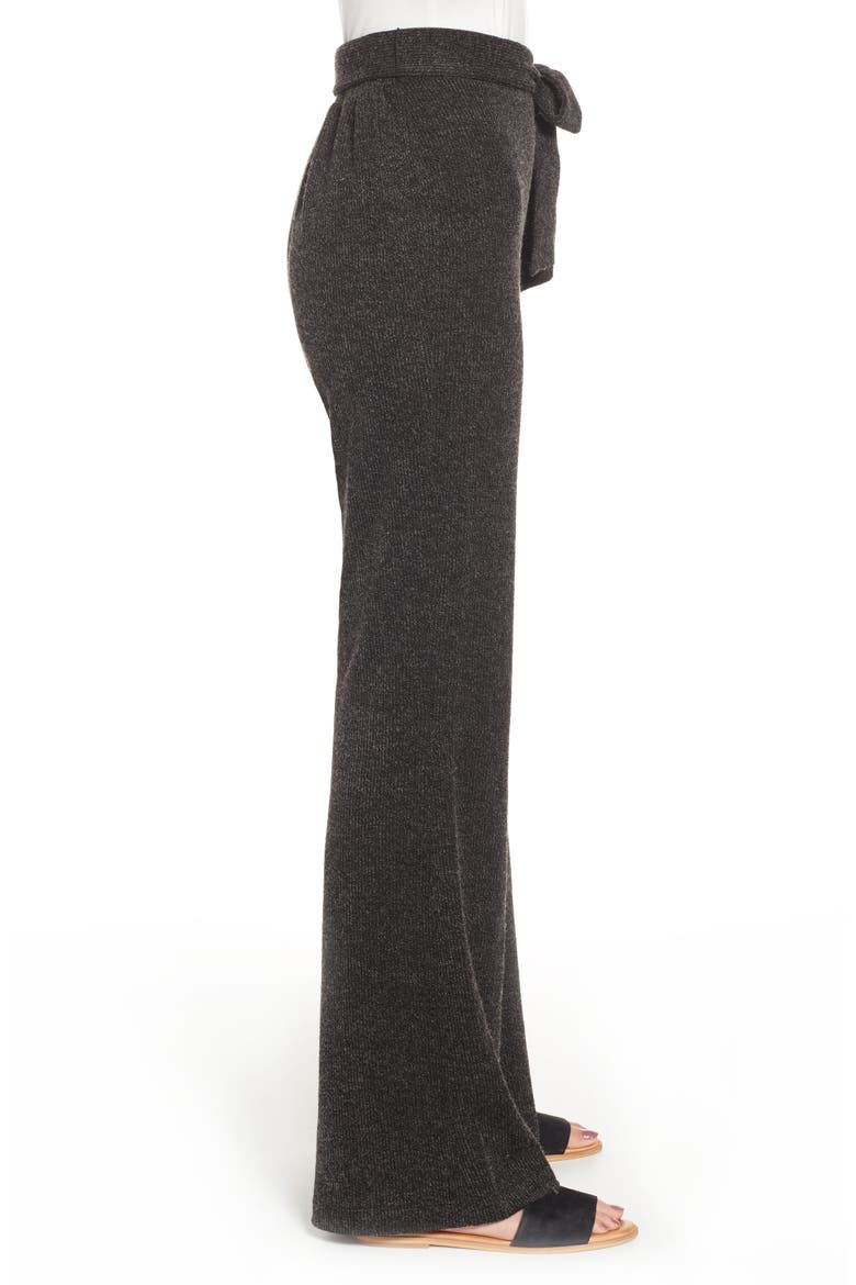 Belted Sweater Pants, Alternate, color, GREY DARK CHARCOAL HEATHER