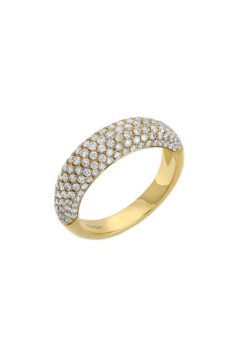 Diamond Dome Ring (Nordstrom Exclusive), Main, color, 18K YELLOW GOLD