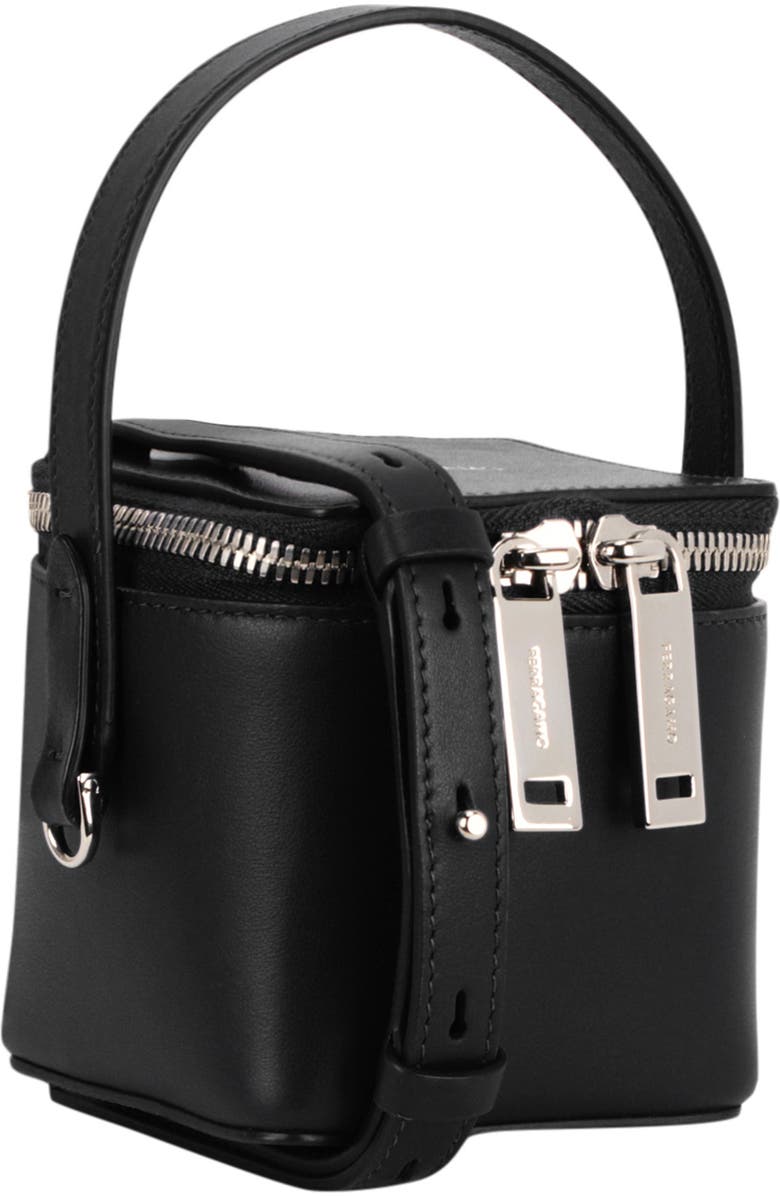 FERRAGAMO Cube Leather Bucket Bag, Alternate, color,