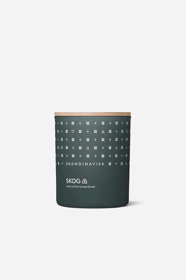 SKOG Scented Candle 200g, Alternate, color, Green