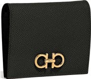 FERRAGAMO Gancini Leather French Wallet