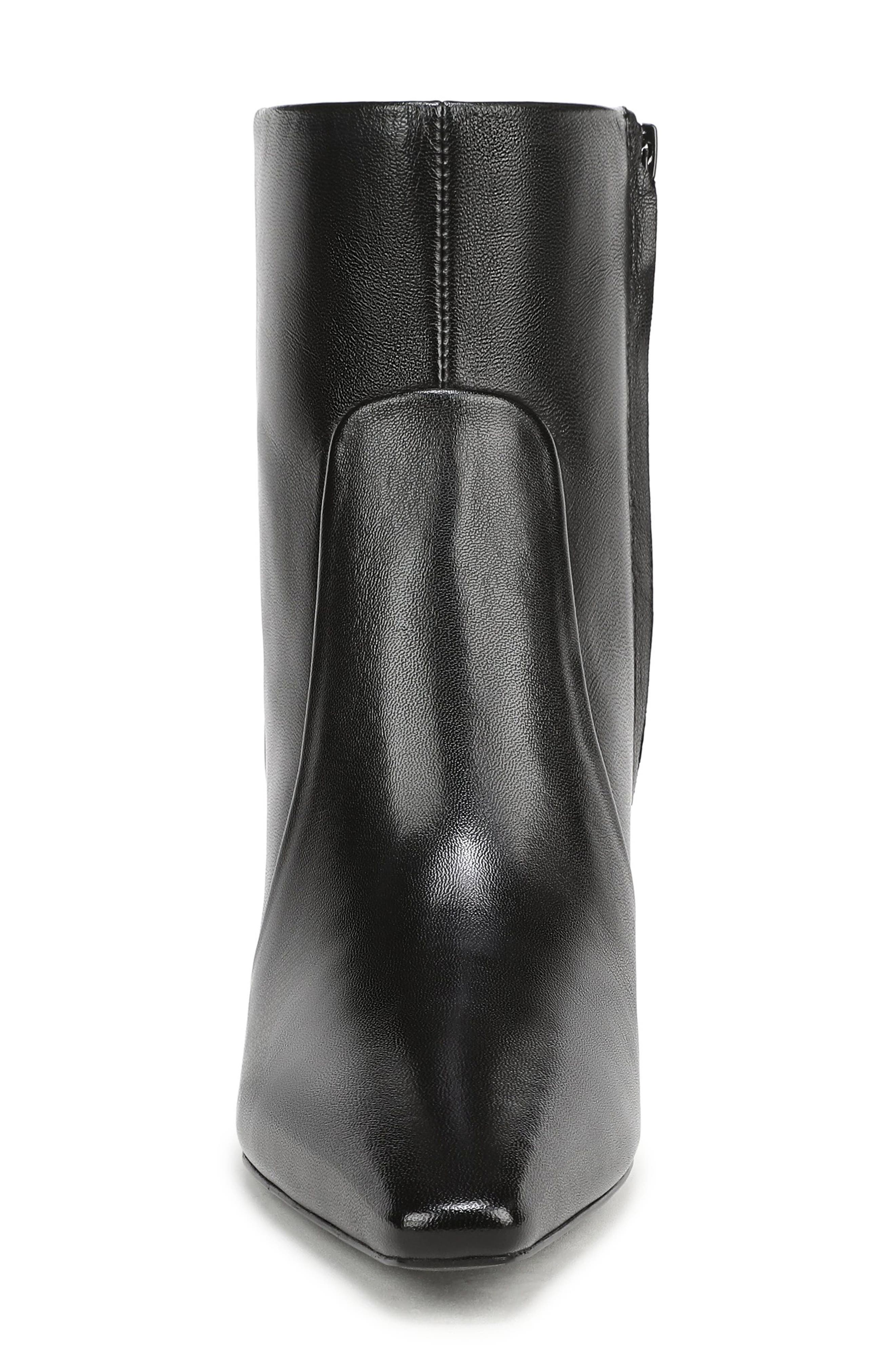 Scottie Block Heel Bootie, Alternate, color, BLACK LEATHER