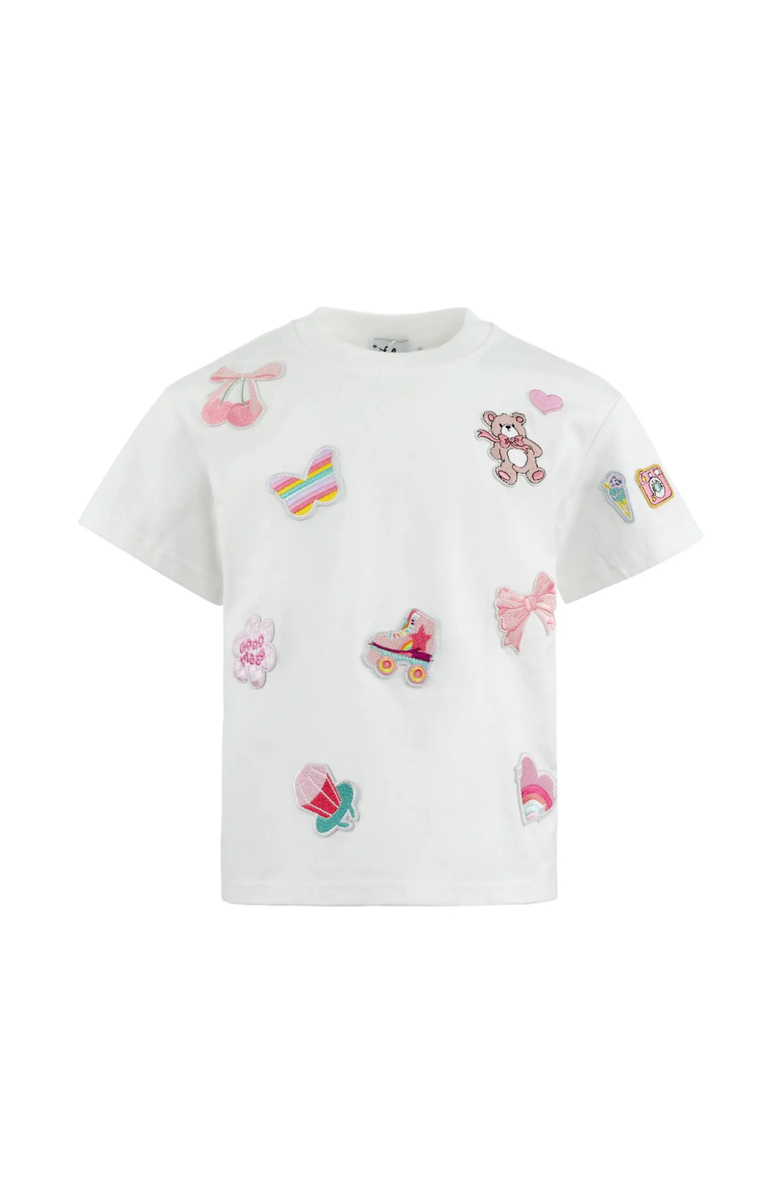 Lola + The Boys Cutie Patch T-shirt, Main, color, 