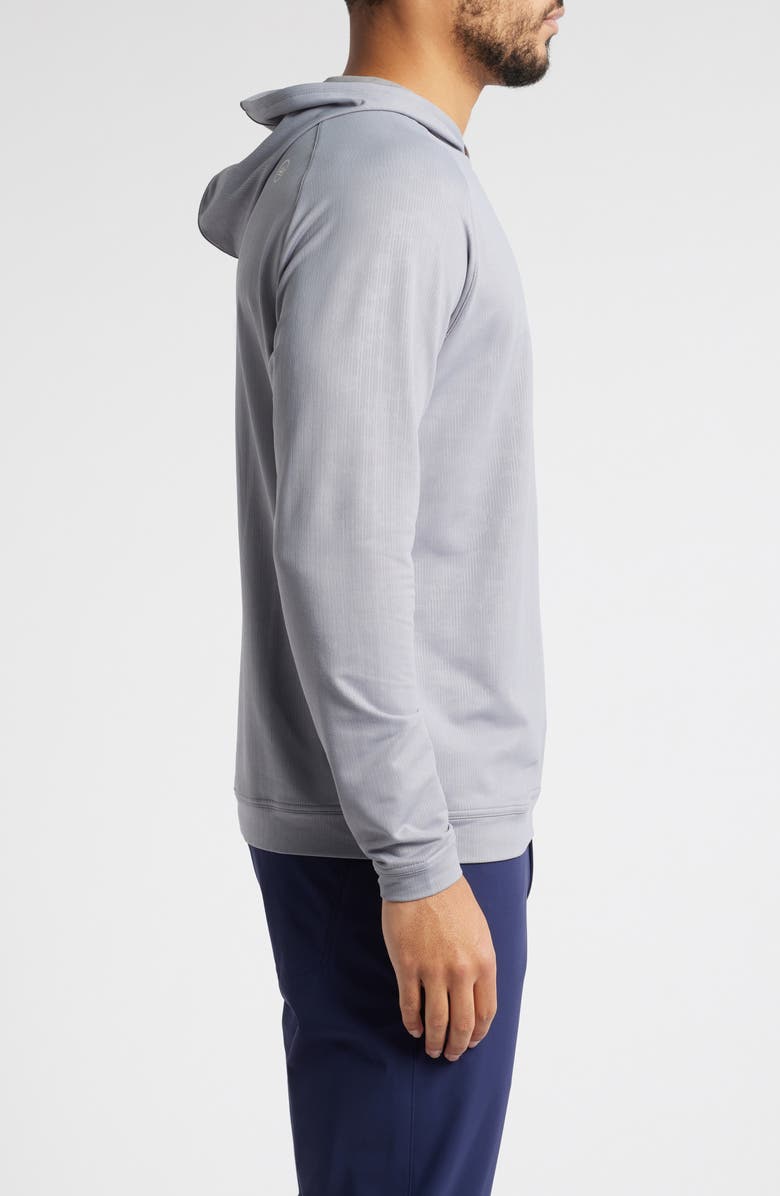 Peter Millar Pine Camo Performance Hoodie, Alternate, color, Oslo Grey