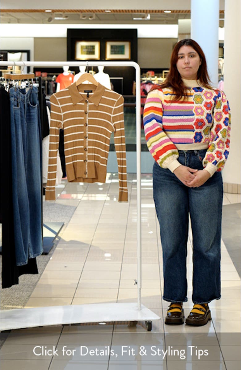 Harper Stripe Cardigan, sales video thumbnail