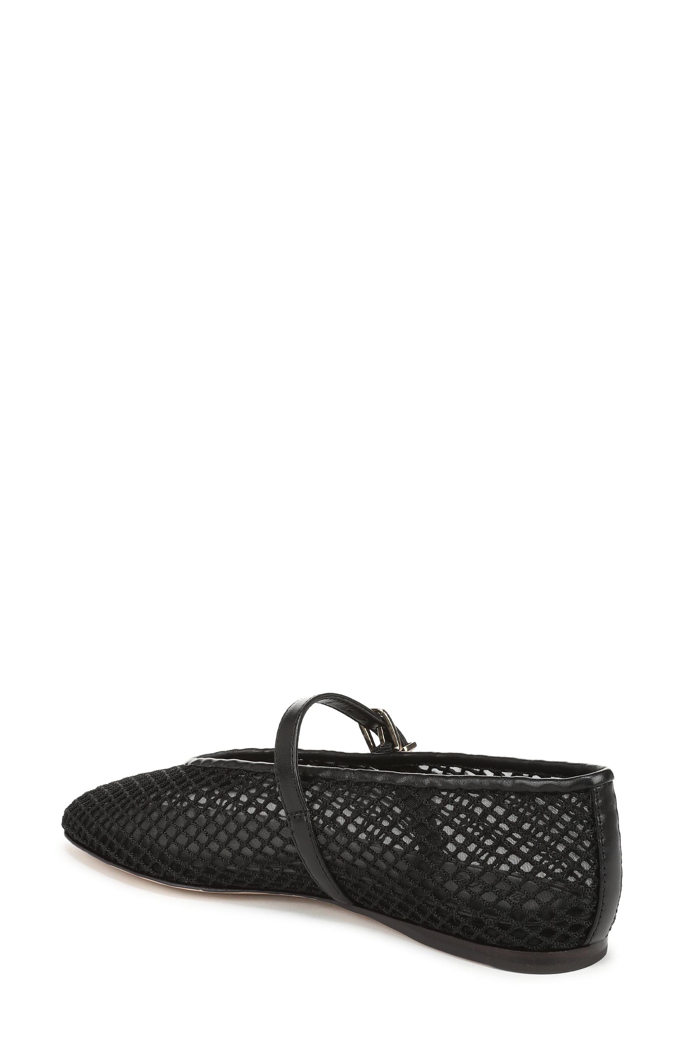 Favorite Daughter Margot Mesh Mary Jane Flat, Alternate, color, Black