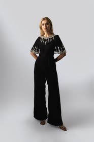 RAISHMA Luna Black Jumpsuit
