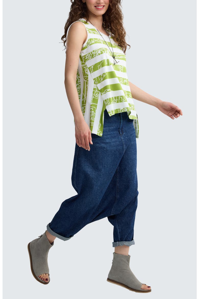 Rowan Sculptural Harem Pants, Alternate, color, Indigo Denim