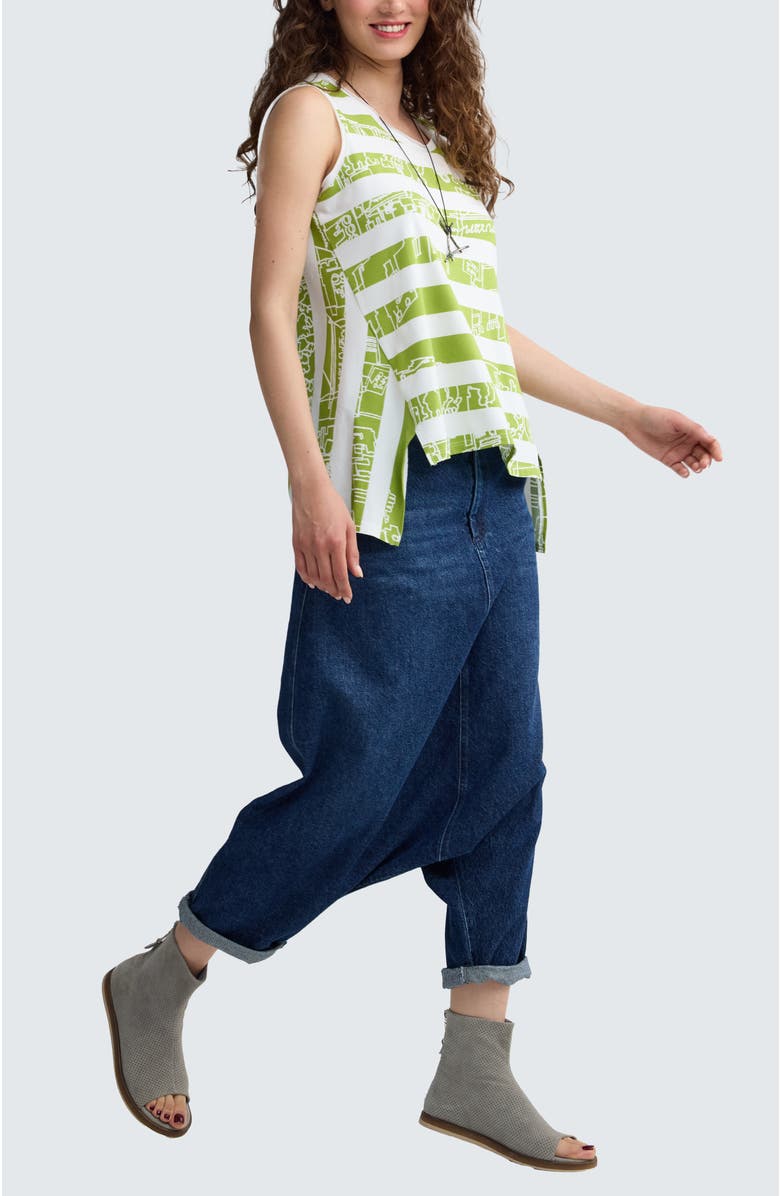 LUUKAA Rowan Sculptural Harem Pants, Alternate, color, Indigo Denim