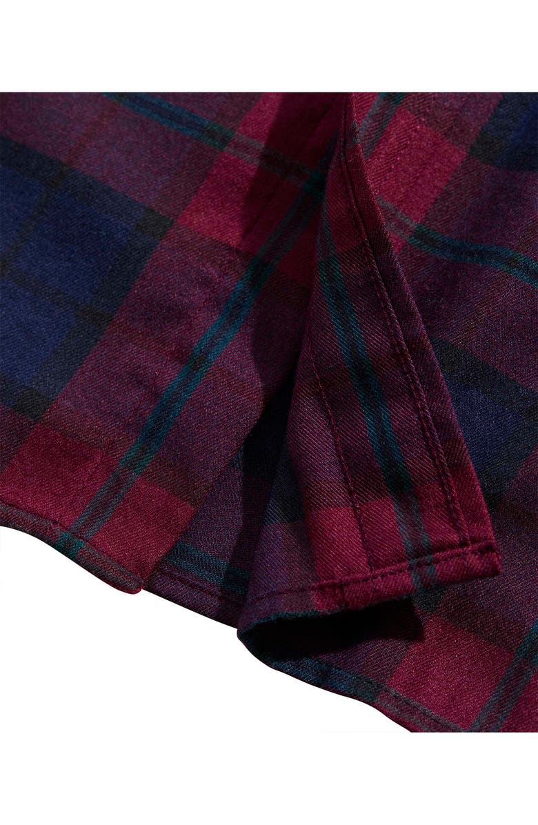 vineyard vines Plaid Brushed Twill Button-Up Shirt, Alternate, color, Crimson Plaid