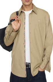 Burberry Regular Fit Cotton Poplin Shirt