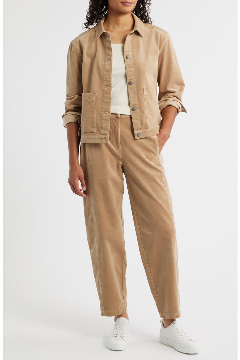 Ankle Lantern Corduroy Pants (Women) | Nordstrom