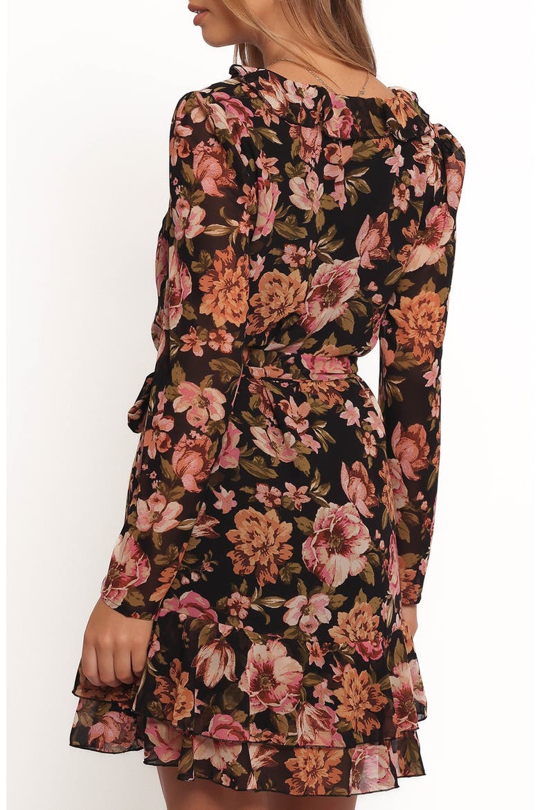 Alyssia Long Sleeve Minidress, Alternate, color, FLORAL