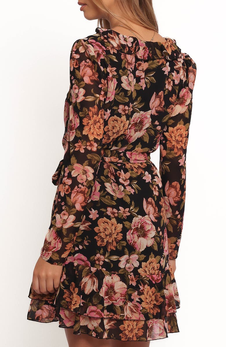 Petal & Pup Alyssia Long Sleeve Minidress, Alternate, color, Floral