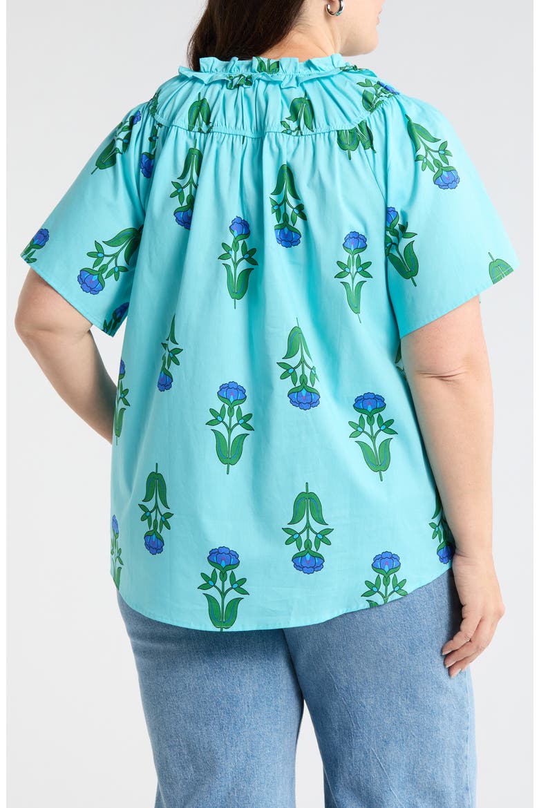 Romery Abstract Terie Top, Alternate, color, BLUES-GRNS-MUL