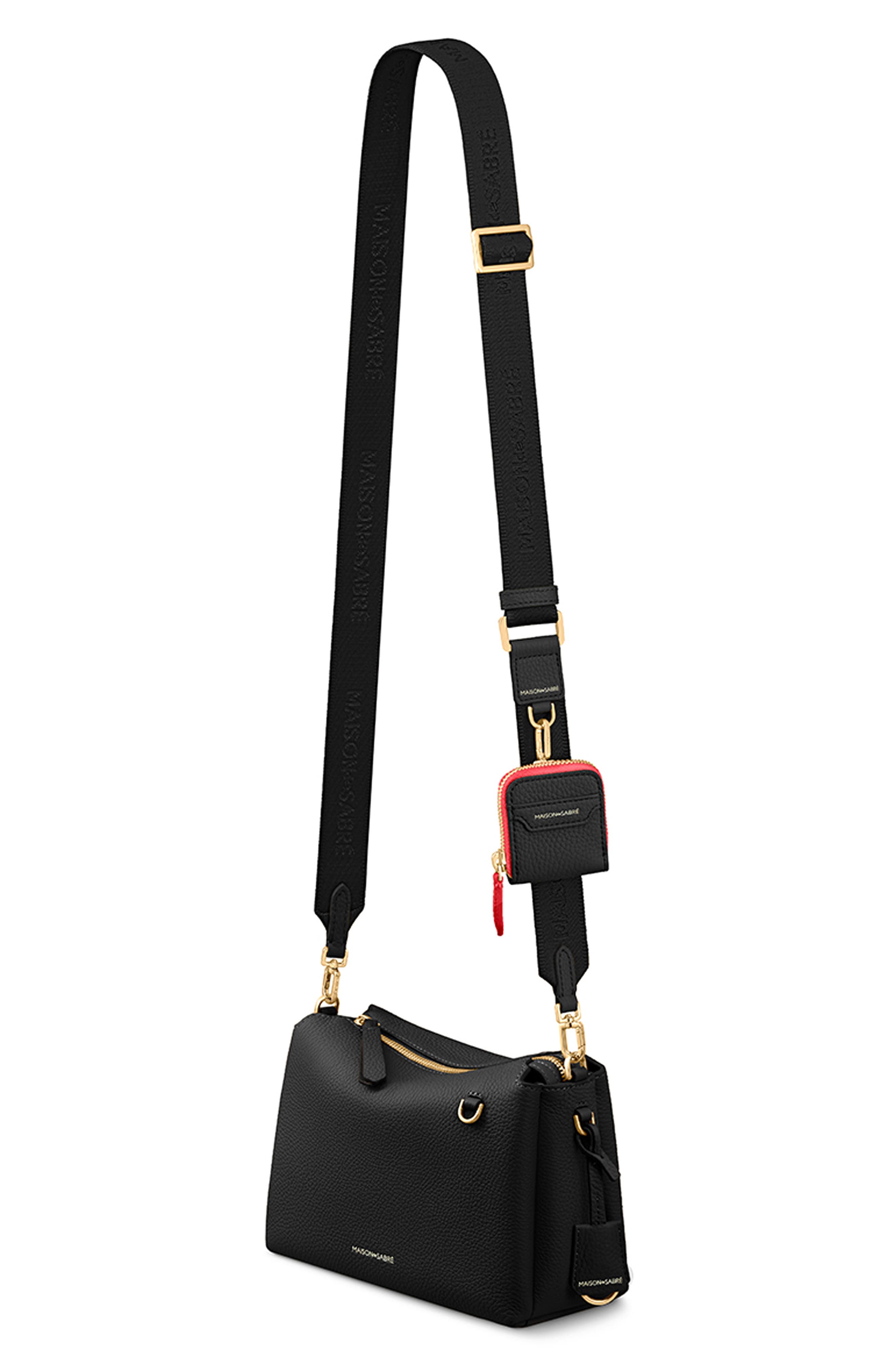 MAISON de SABRÉ The Utility Strap, Alternate, color, Rouge Noir