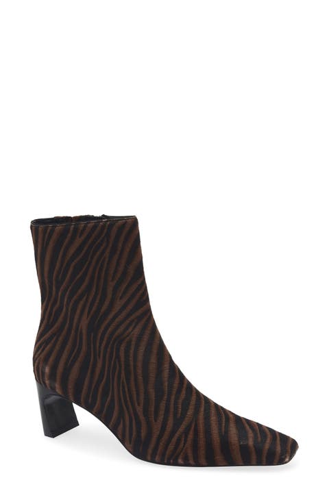 Kai Genuine Calf Hair Ankle Boot