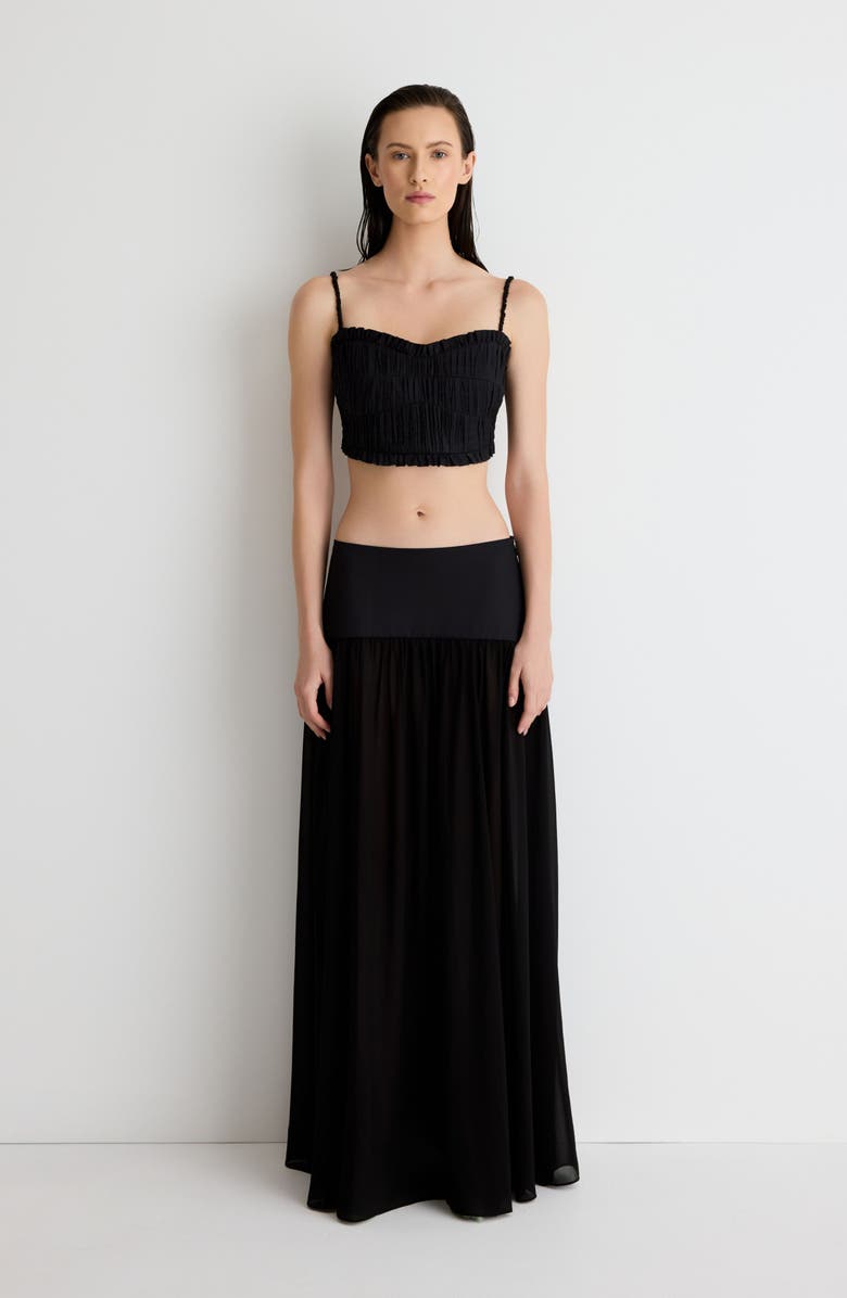 Romy Daisy Bustier, Alternate, color, Black