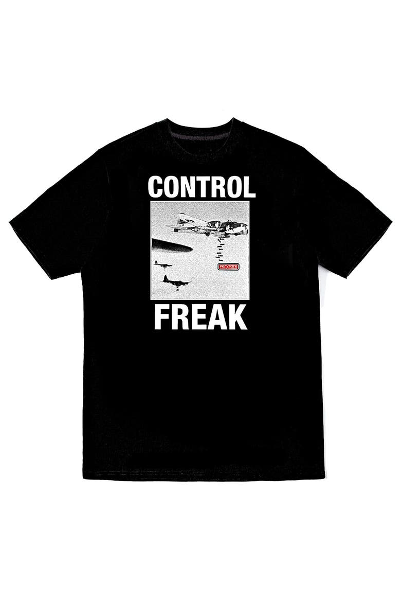 Control Freak Tee, Main, color, Black