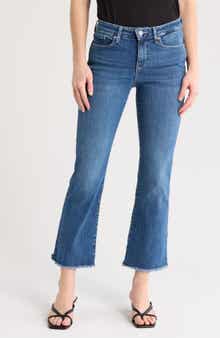 NYDJ Barbara Frayed Ankle Bootcut Jeans