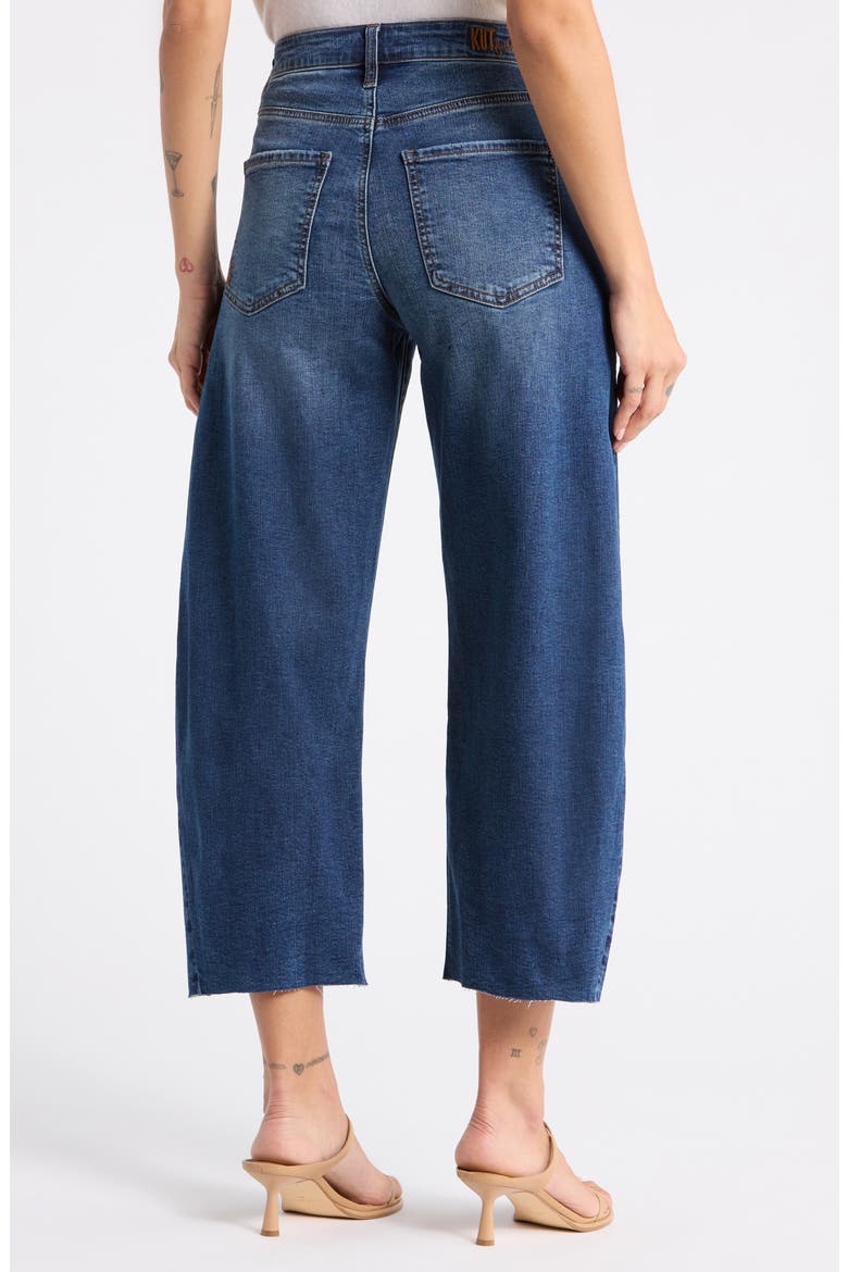 Shay High Waist Crop Jeans, Alternate, color, HOSTA W/DK STON
