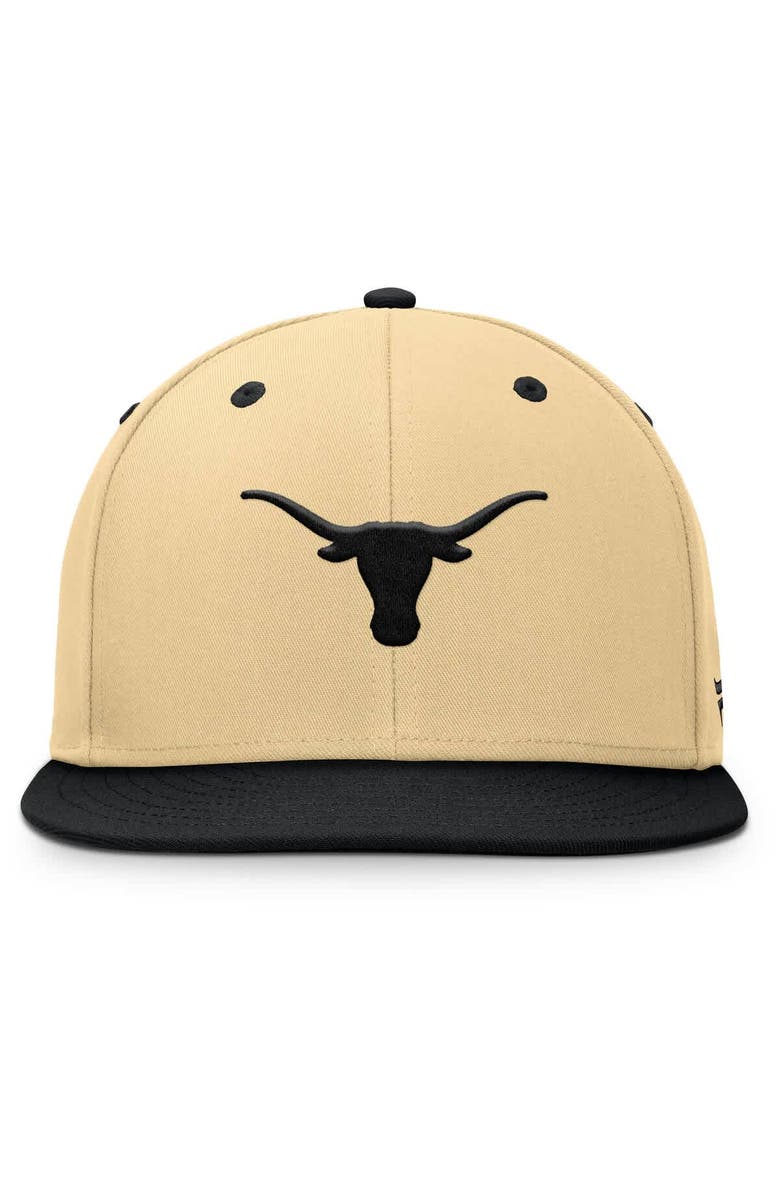 FANATICS Men's Fanatics Gold/Black Texas Longhorns Balance Fitted Hat, Alternate, color, Khaki