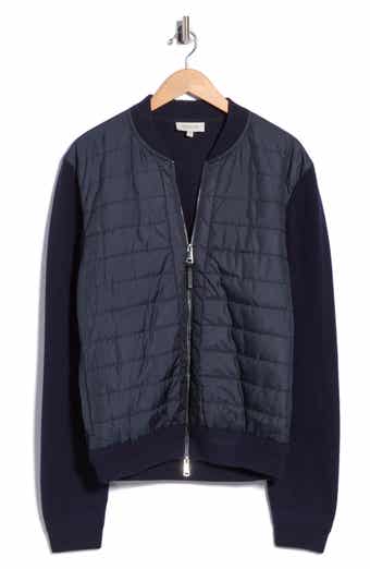 Hybrid Quilted Merino Wool Sweater Jacket
