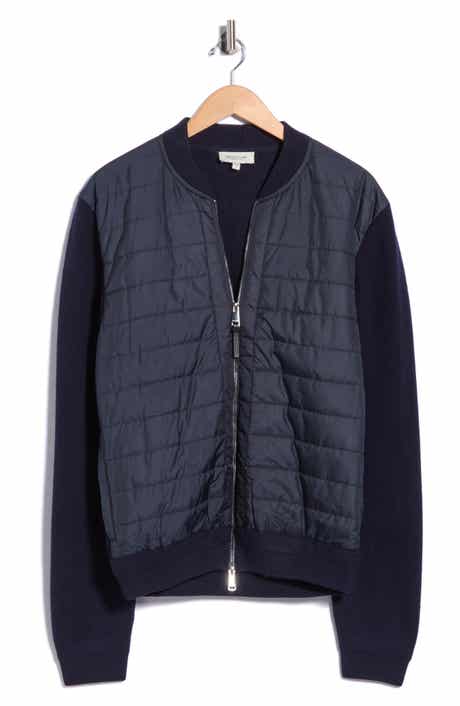 Hybrid Quilted Merino Wool Sweater Jacket
