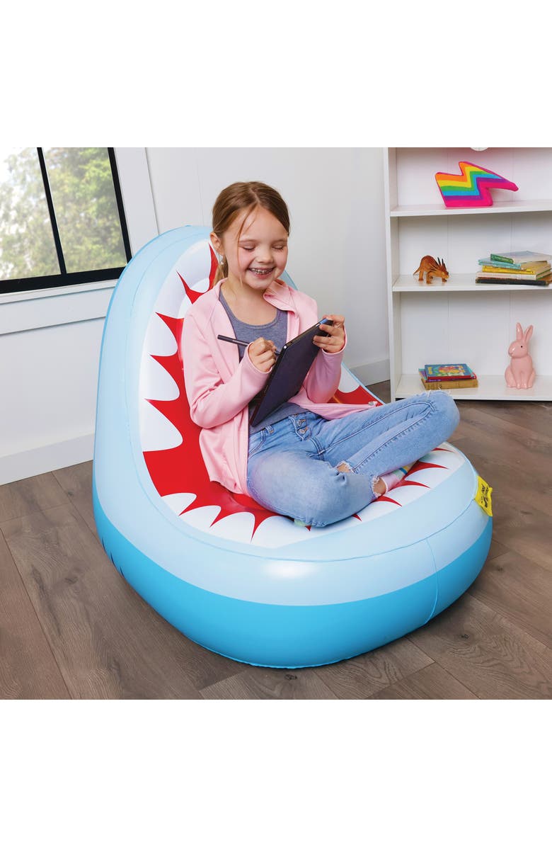 Good Banana Shark Bite Inflatable Comfy Chair, Alternate, color,