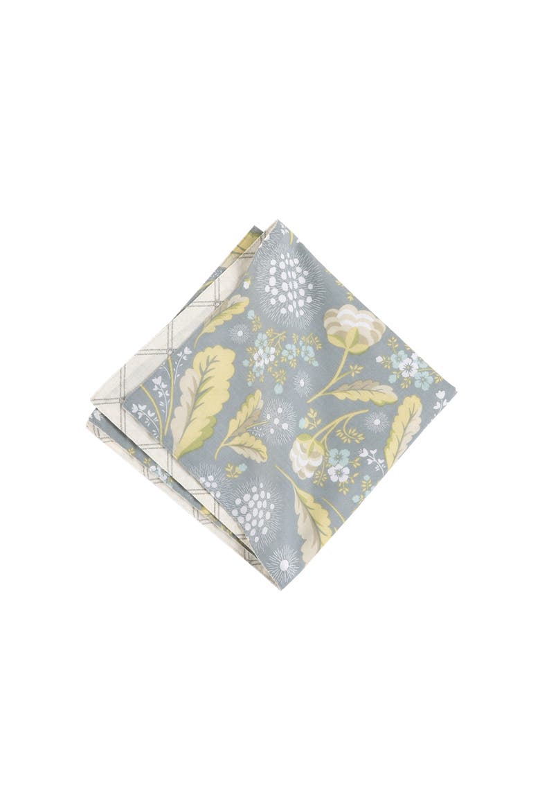 Dandelion Court Napkin, Main, color, Blue