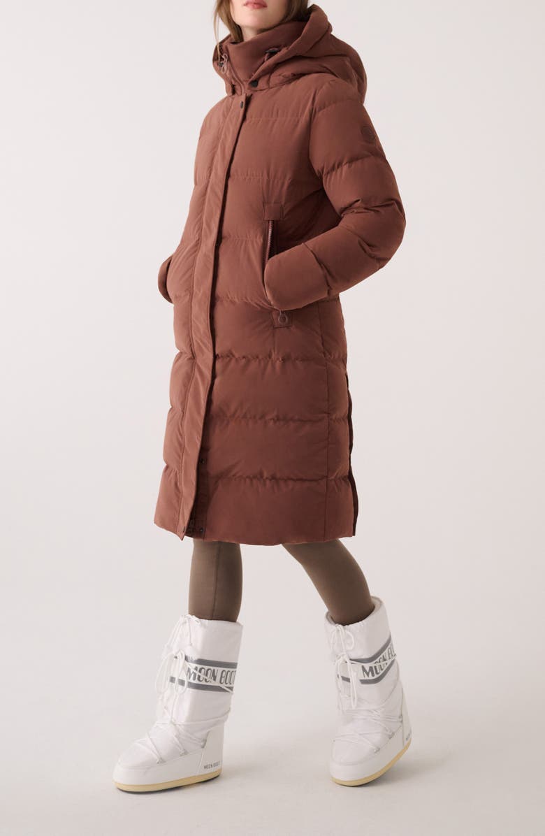 Lole Après Waterproof Down Parka, Alternate, color, Sienna