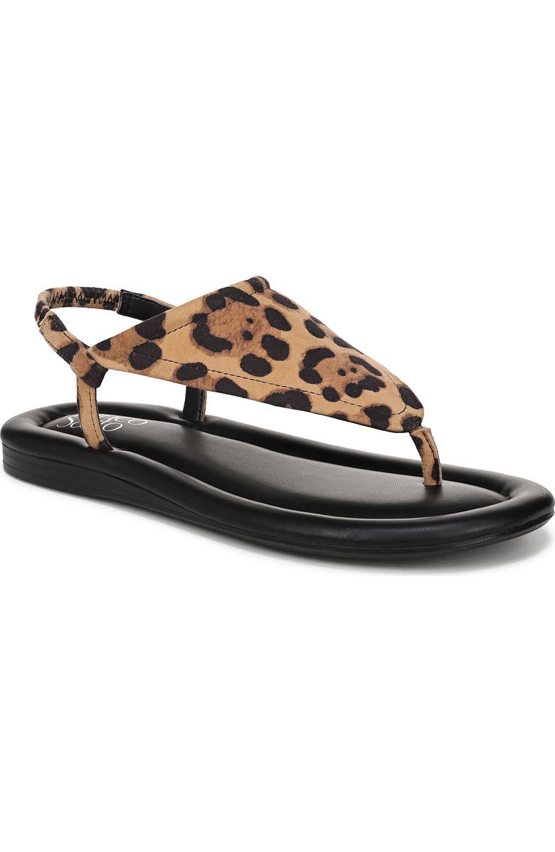 Franco Sarto Jocelyn Leopard Print Sandal, Main, color,