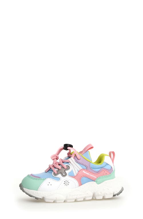 Naturino Kids' Yamano 3 Sneaker In Aquamarine-celeste-white