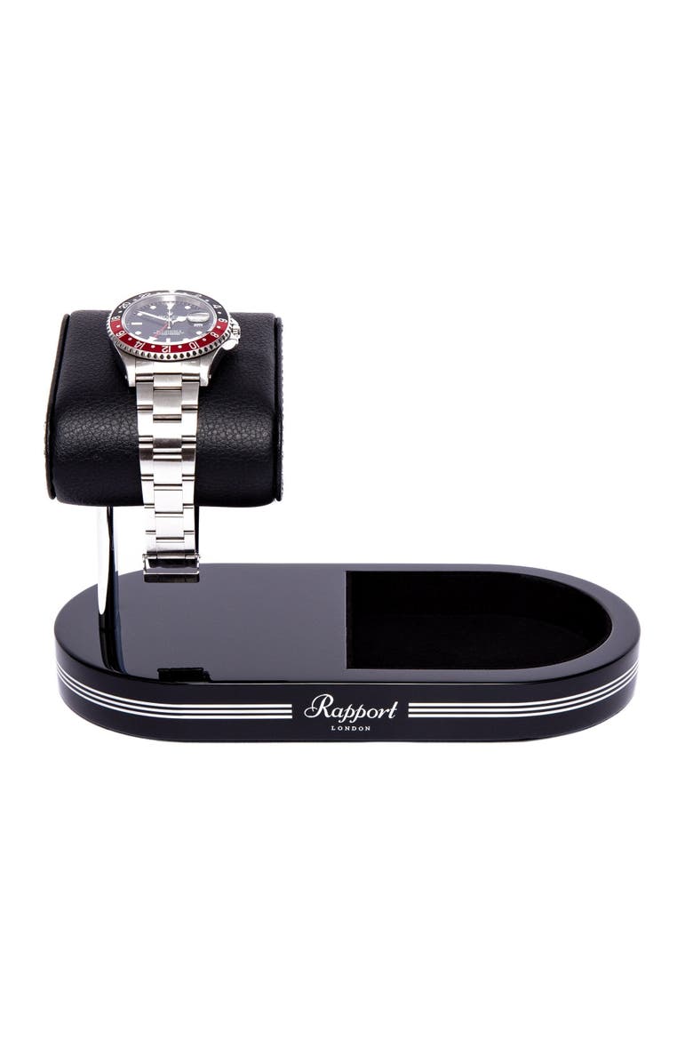 WATCH STAND WITH TRAY, Main, color, Black