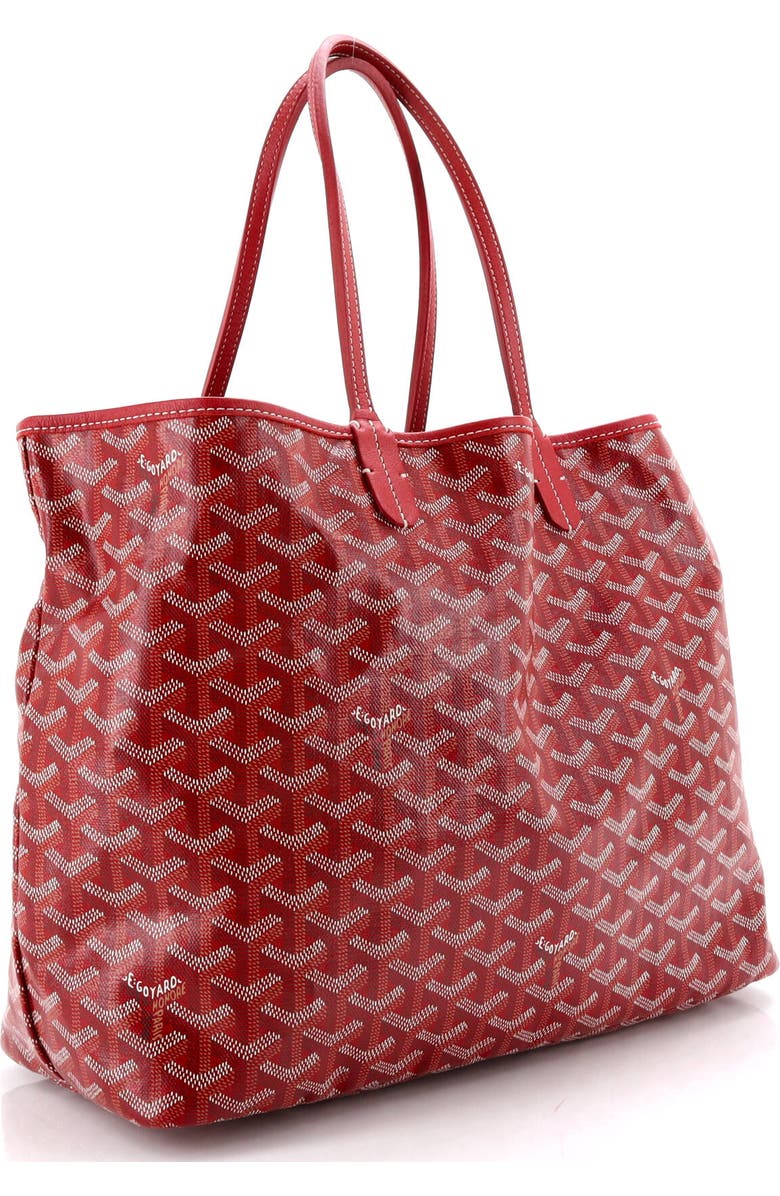 Pre-Owned Goyard Saint Louis Tote Coated Canvas PM, Alternate, color, Red