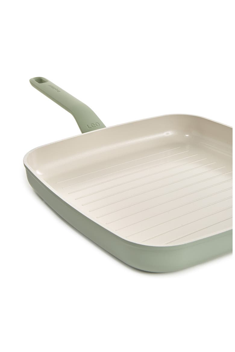 Leo Balance 11-Inch Square Grill Pan, Alternate, color, SAGE