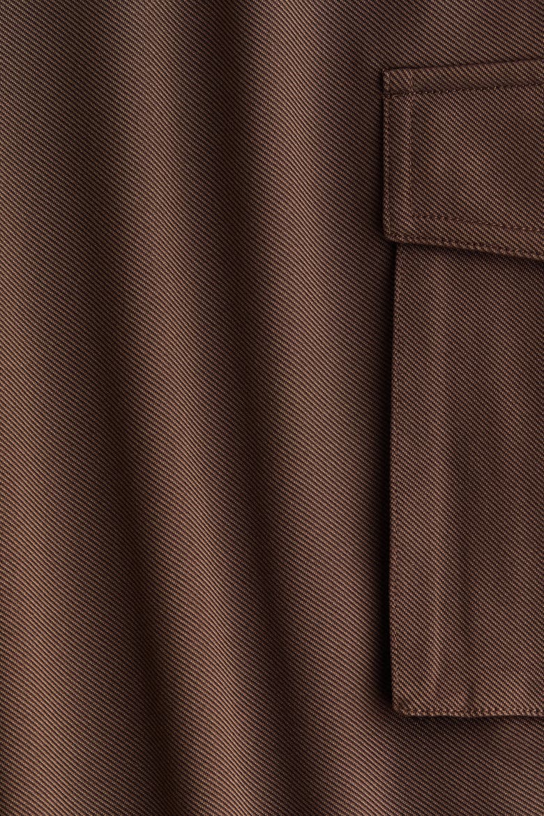 Loose-Fit Cargo Pants, Alternate, color, Dark brown